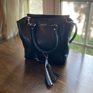 Black Coach Top Handle & Crossbody